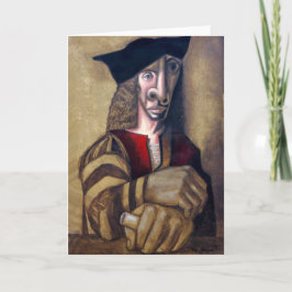 Tarjeta de nota de Tom X "Harlequin Courtier"