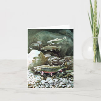 Tarjeta de nota de trueque para peces