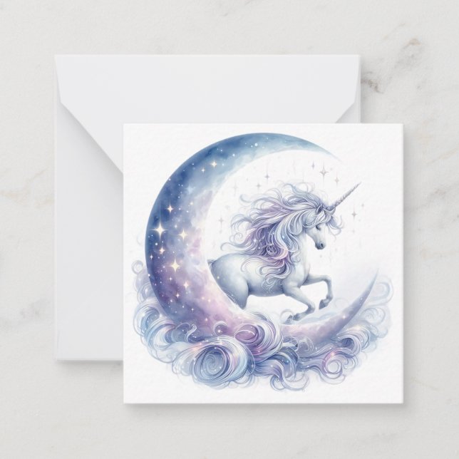 Tarjeta de nota de Unicorn (Anverso)
