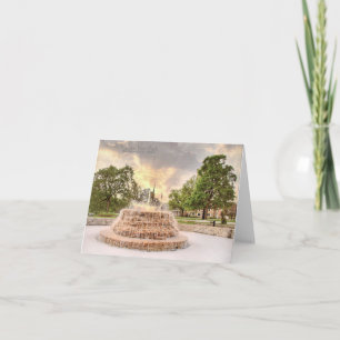 Tarjeta de nota de Vander Veer Park Davenport Iowa