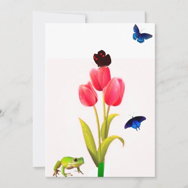 Tarjeta de nota de verano (Anverso)