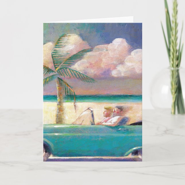 Tarjeta de nota de viaje por Florida Road (Anverso)