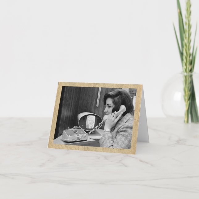 Tarjeta de nota de "videollamada telefónica" de es (Anverso)