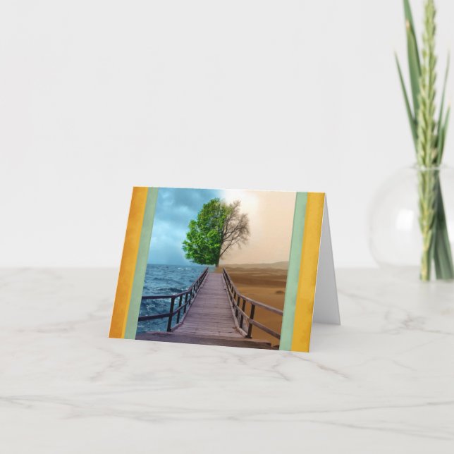 Tarjeta de nota de vistas opuestas (Anverso)