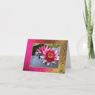 Tarjeta de nota de Waterlily