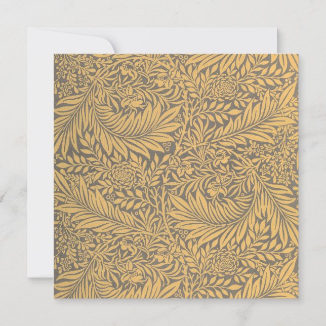 Tarjeta de nota de William Morris (Anverso)