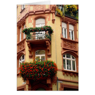 Tarjeta de nota de Windows sobre Heidelberg