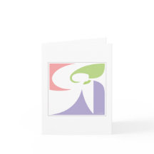 Tarjeta de nota del ángel