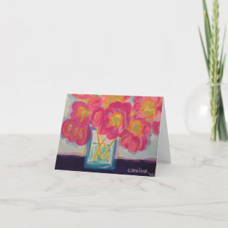 Tarjeta de nota del arte