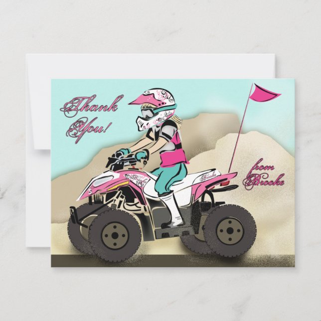 Tarjeta de nota del ATV de Brooke (Anverso)