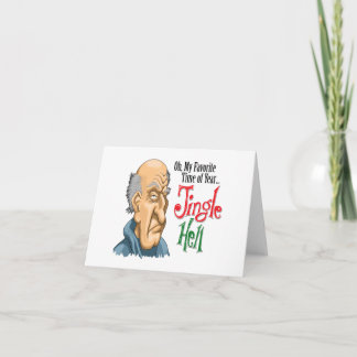 Tarjeta de nota del avaro del infierno del