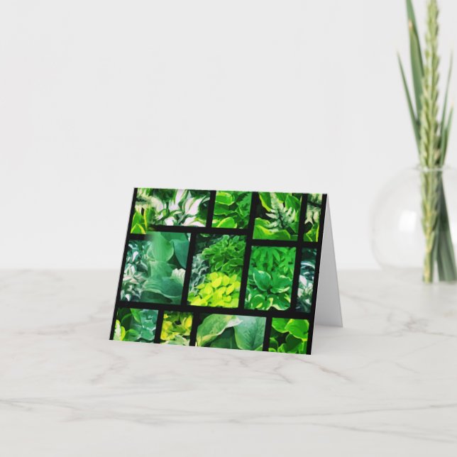 Tarjeta de nota del cielo del Hosta (Anverso)