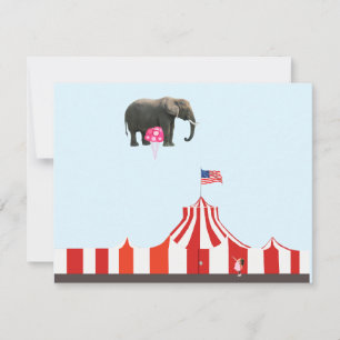 Tarjeta de nota del Circo Surrealista