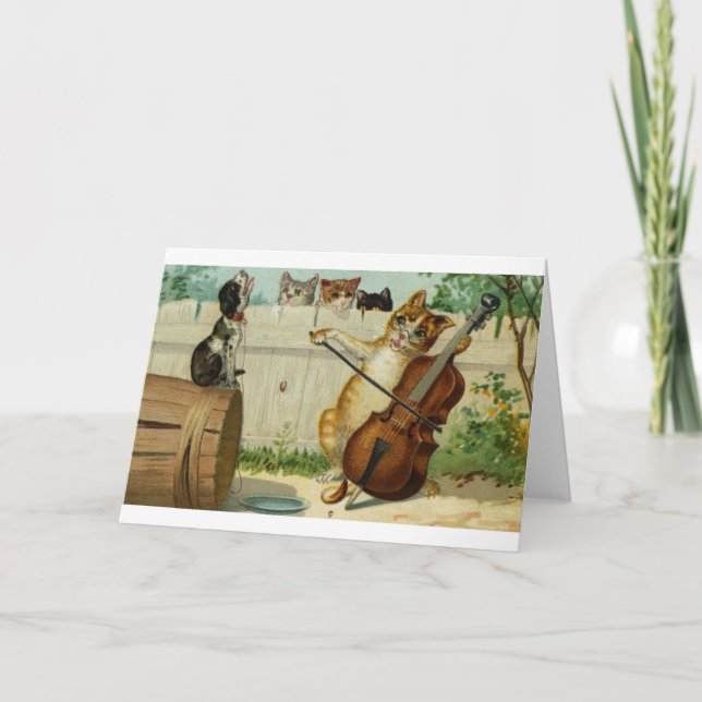 Tarjeta de nota del concierto del violoncelo del (Anverso)