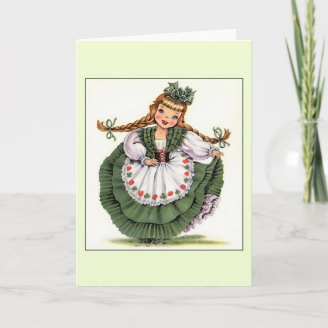 Tarjeta de nota del día de San Patricio del (Anverso)