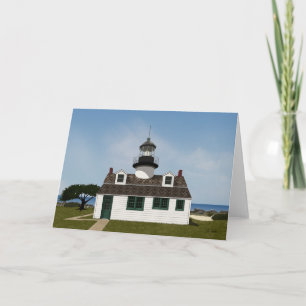 Tarjeta de nota del faro