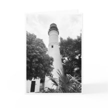 Tarjeta de nota del faro oeste (Key West Lighthous