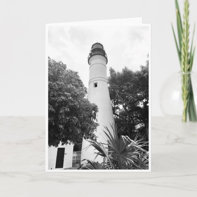 Tarjeta de nota del faro oeste (Key West Lighthous (Anverso)