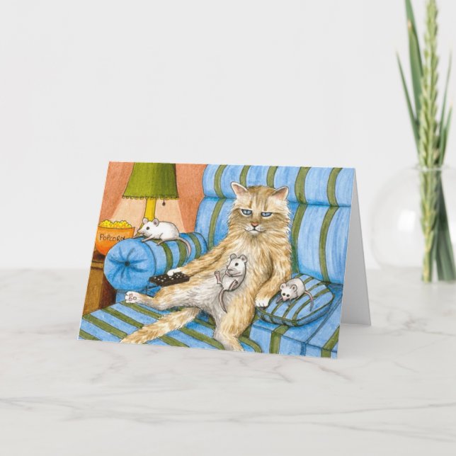 tarjeta de nota del gato 361 (Anverso)