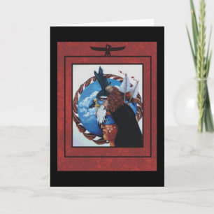 tarjeta de nota del guerrero