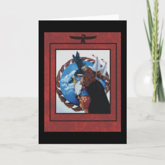 tarjeta de nota del guerrero