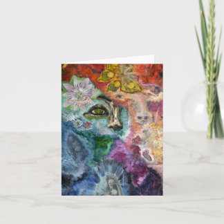 Tarjeta de nota del ojo de la mente