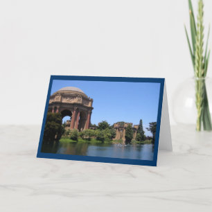 Tarjeta de nota del Palacio de Bellas Artes San Fr