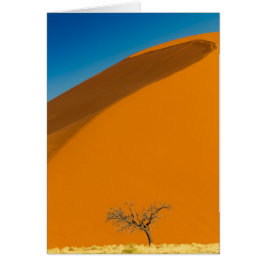 Tarjeta de nota del parque nacional de Namib Naukl