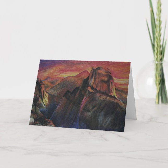 Tarjeta de nota del Parque Nacional Yosemite (Anverso)