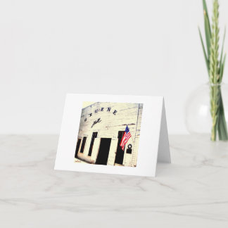 tarjeta de nota del pasillo del gruene