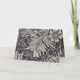 Tarjeta de nota del patrón Marigold de William Mor