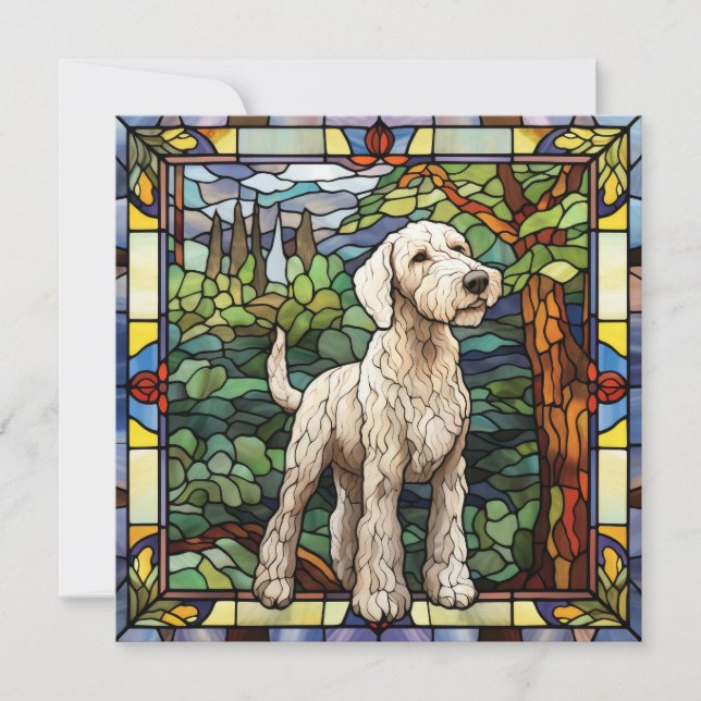Tarjeta de nota del perro Airedale Terrier (Anverso)
