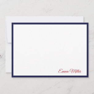 Tarjeta de nota del personalizado