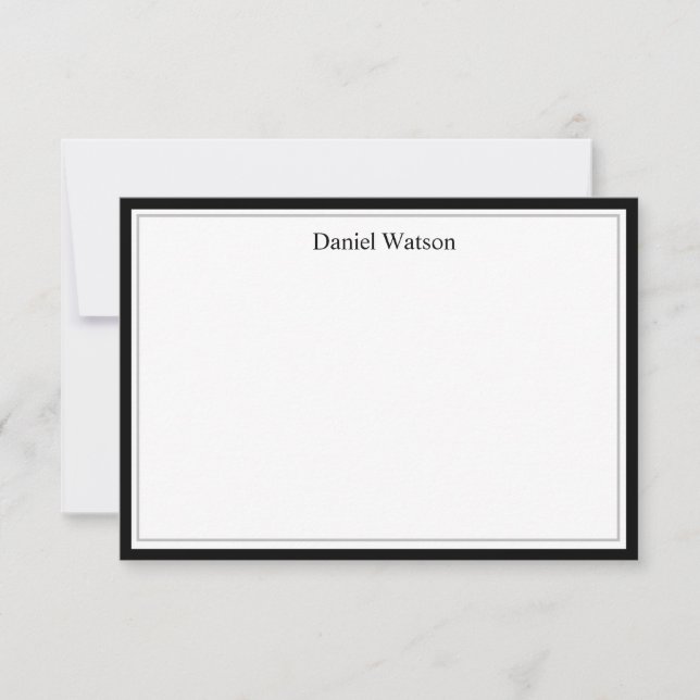 Tarjeta de nota del personalizado (Anverso)