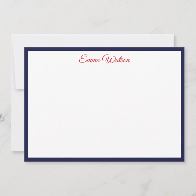 Tarjeta de nota del personalizado (Anverso)