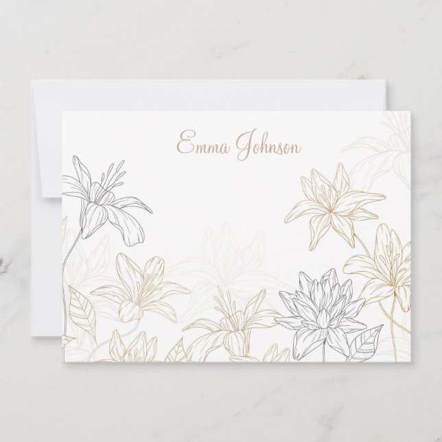 Tarjeta de nota del personalizado (Anverso)