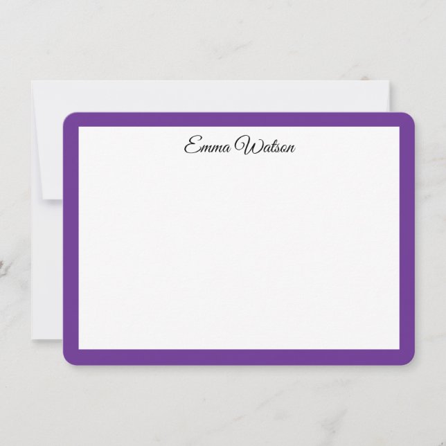 Tarjeta de nota del personalizado (Anverso)