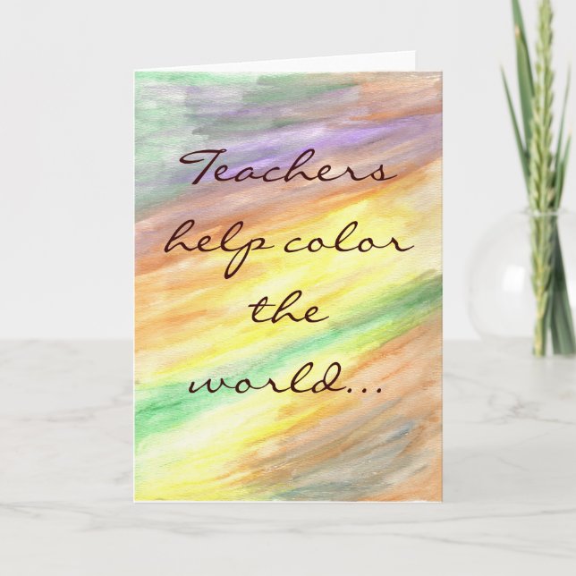 Tarjeta de nota del profesor (Anverso)