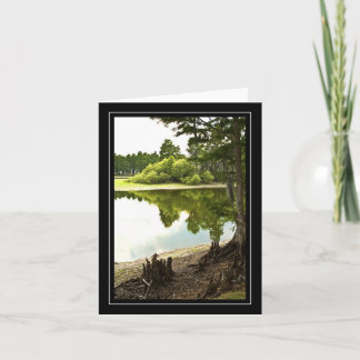 Tarjeta de nota del río