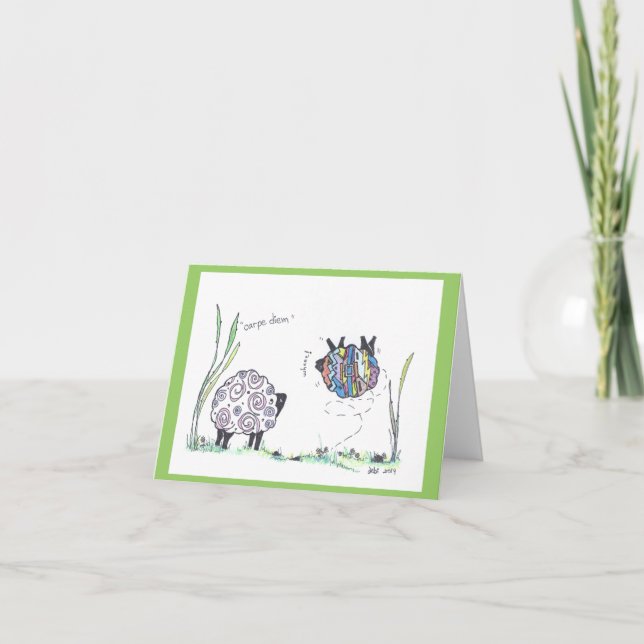 tarjeta de nota:  diem del carpe (Anverso)