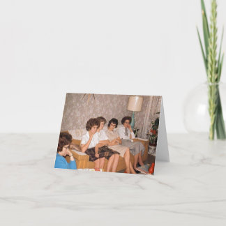 Tarjeta de nota "Diversión en los años 60" de esti