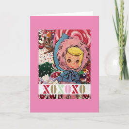 Tarjeta de nota divertida de la Sra. Suzy Ski