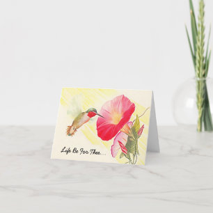 Tarjeta de nota dulce del día de verano del