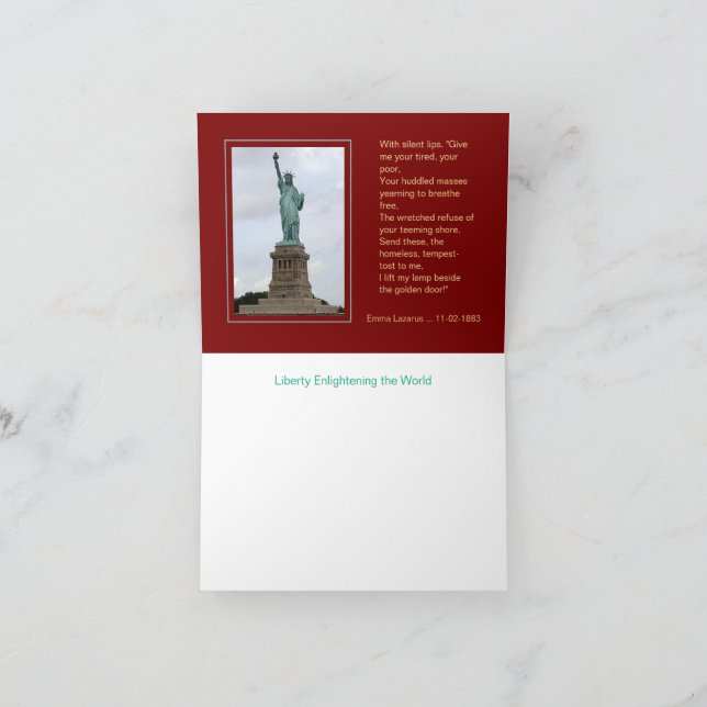 Tarjeta de nota Eagle Media Liberty 1895 $5 (Interior)
