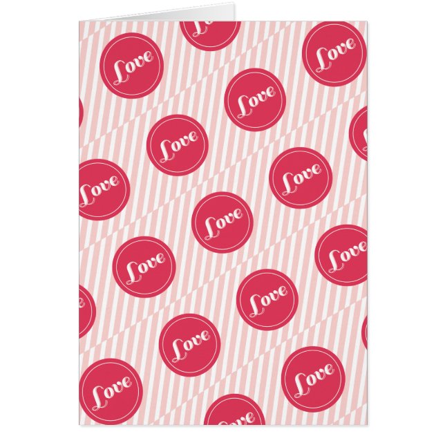 Tarjeta de nota El día de San Valentín de las fran (Frente)