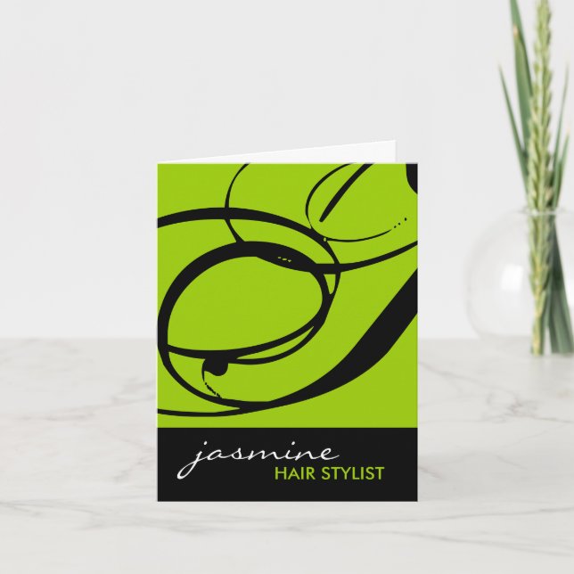 Tarjeta de nota elegante (Anverso)