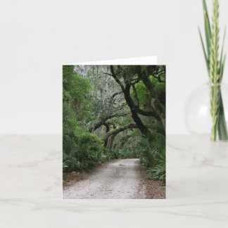 Tarjeta de nota en blanco