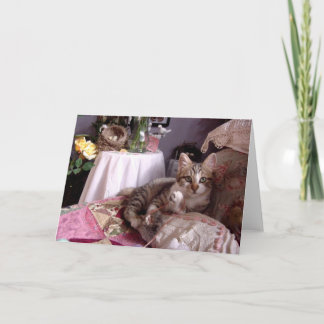 Tarjeta de nota en blanco