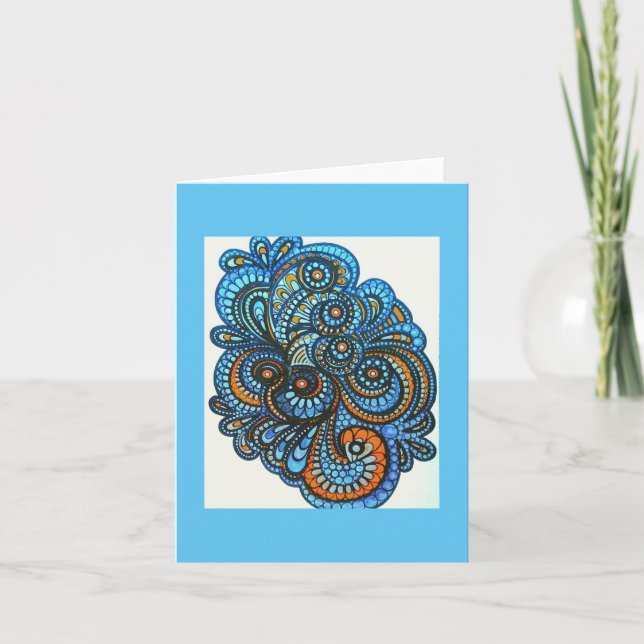 Tarjeta de nota en blanco (Anverso)