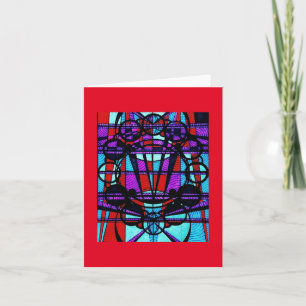 Tarjeta de nota en blanco (Art Deco/Steampunk)